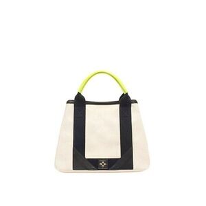 India Hicks Mini Biscayne Bay Canvas Tote Bag